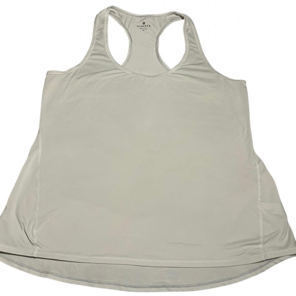 Athleta Cream Activewear Tank Top